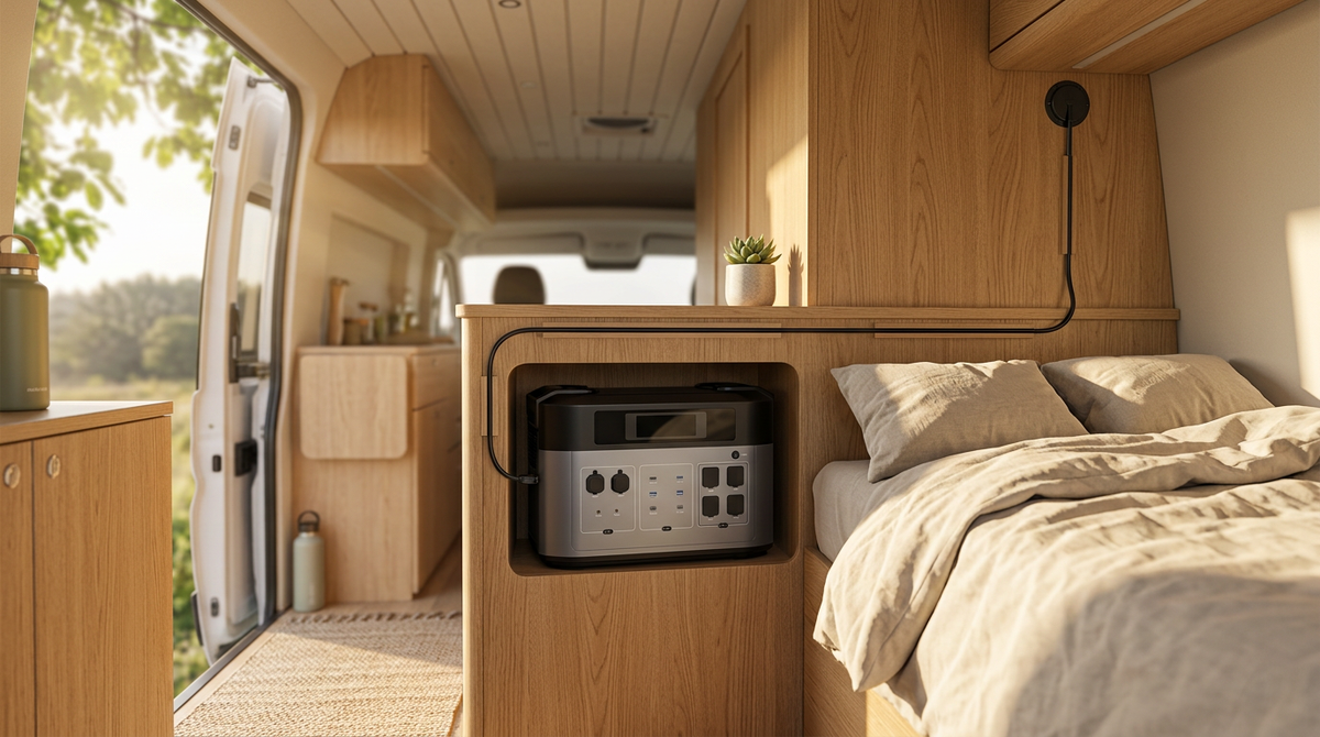 Portable Power Station for Van Life: 1-7 Day System Sizing Guide