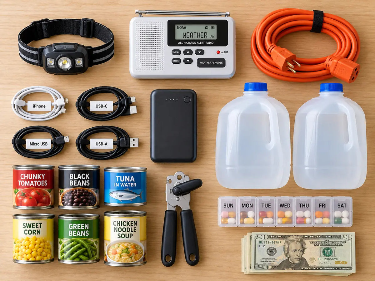 Hurricane, Wildfire and Winter Outage Power Checklist