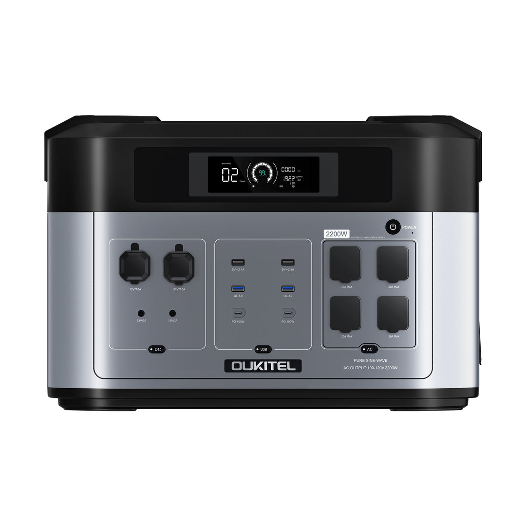 OUKITEL BP2000 Portable Power Station 2200W/2048Wh| OUKITEL Power