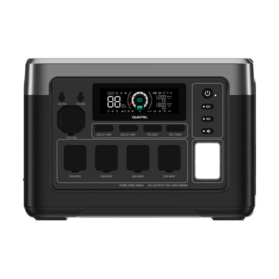 OUKITEL P1000 PLUS Portable Power Station + 100W Solar Panel