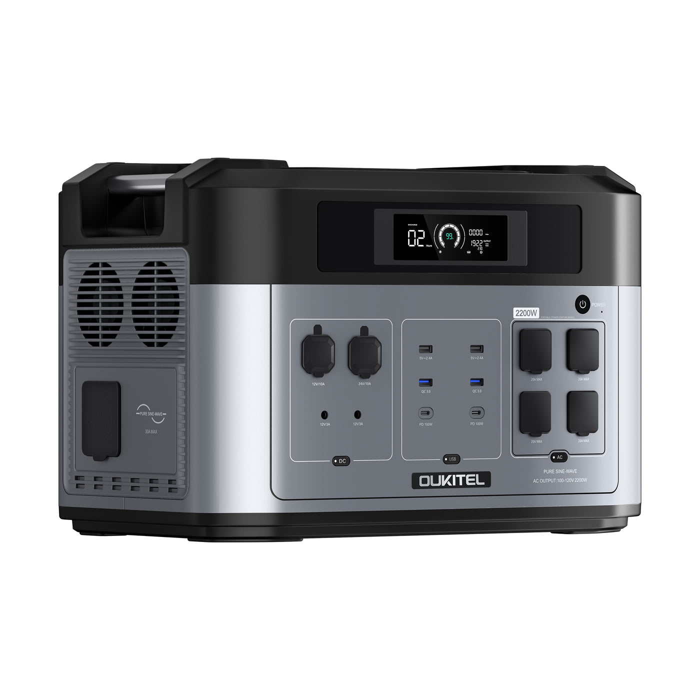 OUKITEL BP2000 2200W Solar Power Station