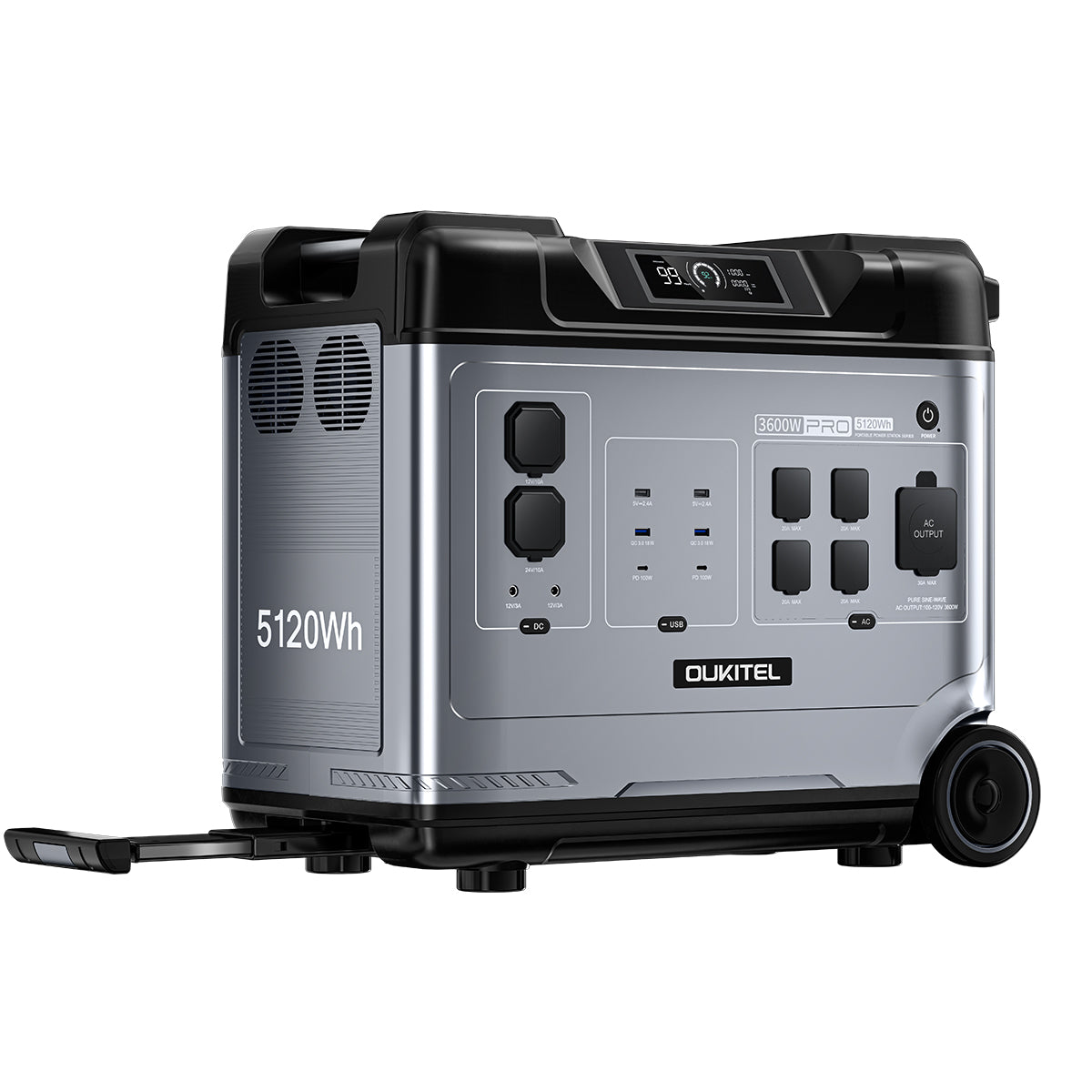 OUKITEL P5000 Pro+400W Solar Generator
