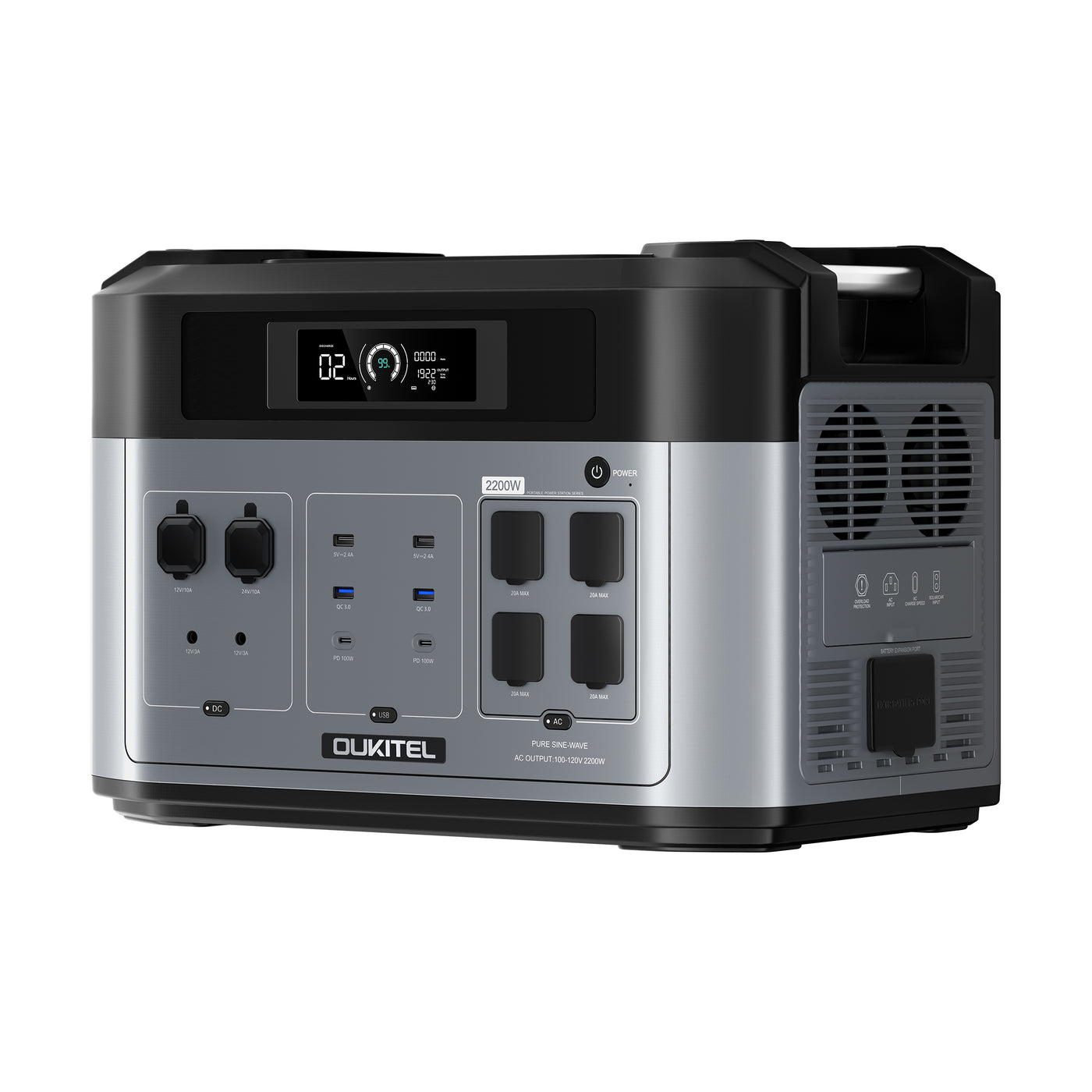 OUKITEL BP2000 2200W Solar Power Station