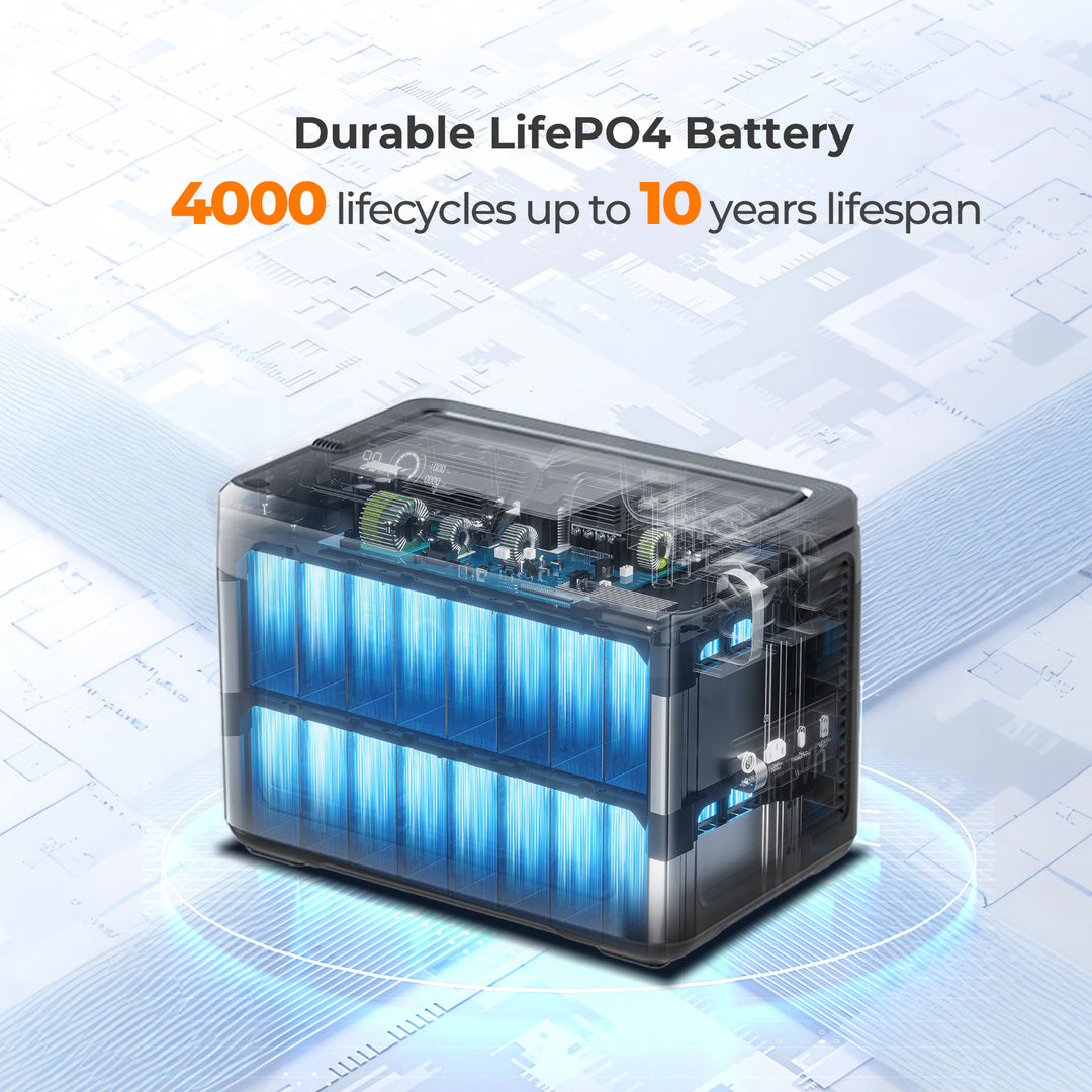 OUKITEL P1000 PLUS Portable Power Station 1800W/1024Wh| OUKITEL Power