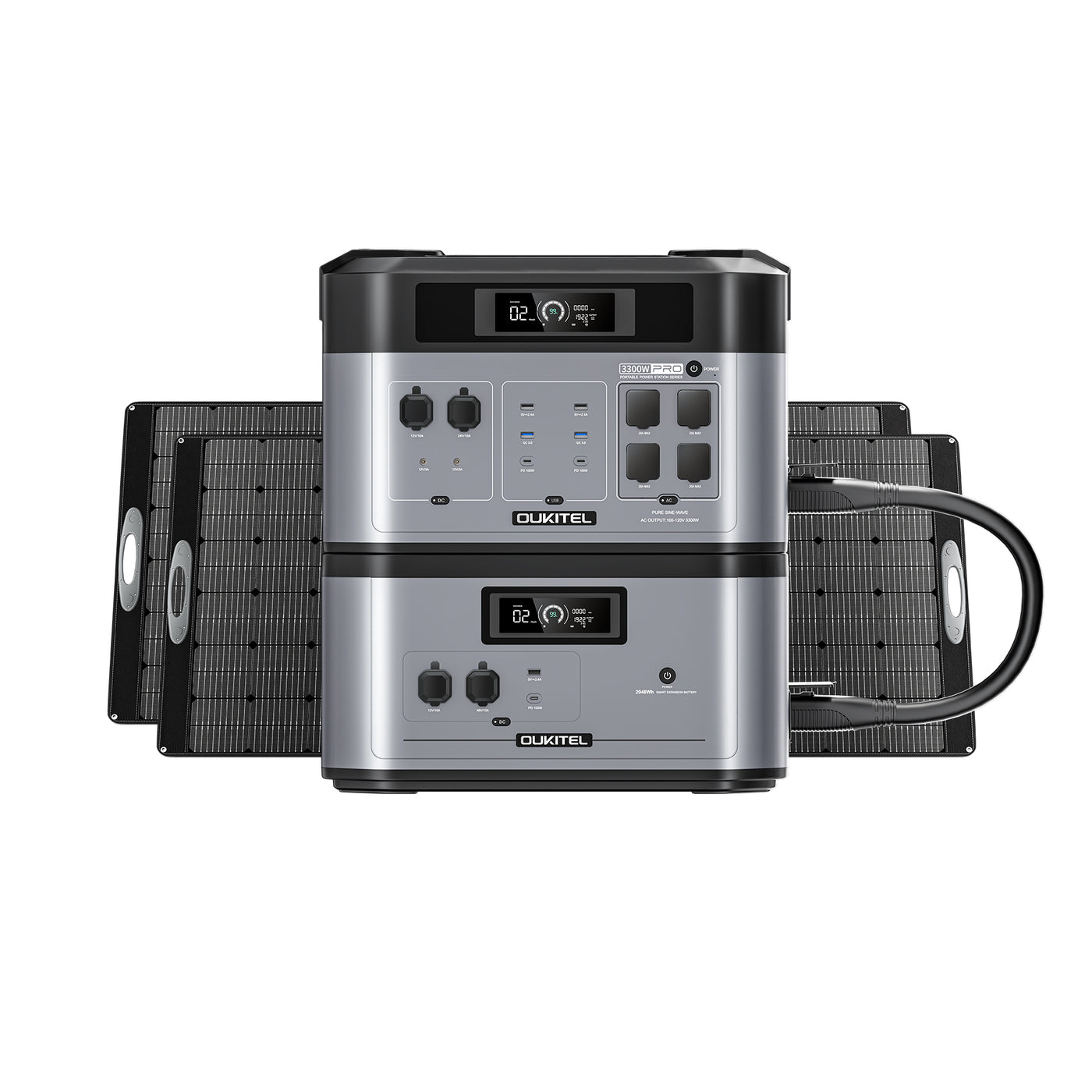 OUKITEL BP2000 PRO Portable Power Station 3300W