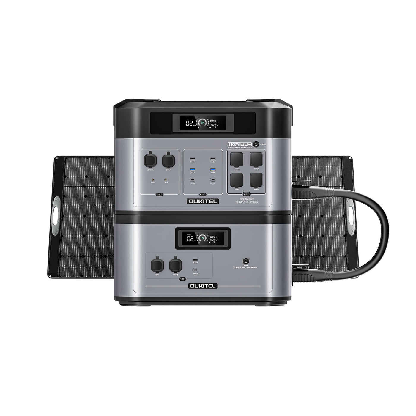 OUKITEL BP2000 PRO Portable Power Station 3300W