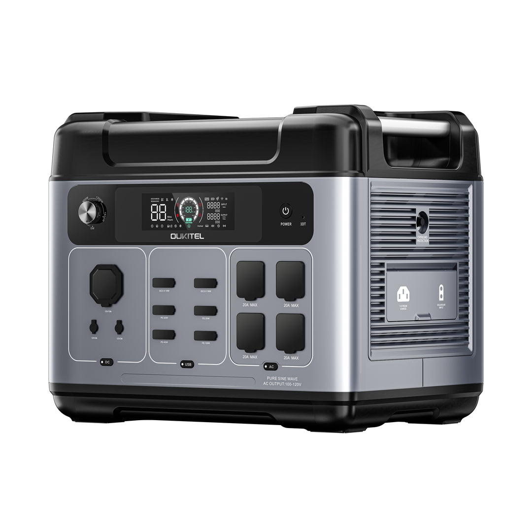 OUKITEL P2001 Plus Portable Power Station 2400W/2048Wh | OUKITEL Power