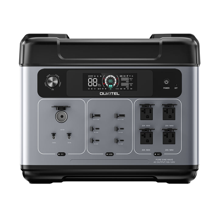OUKITEL P2001 Plus Portable Power Station 2400W/2048Wh | OUKITEL Power