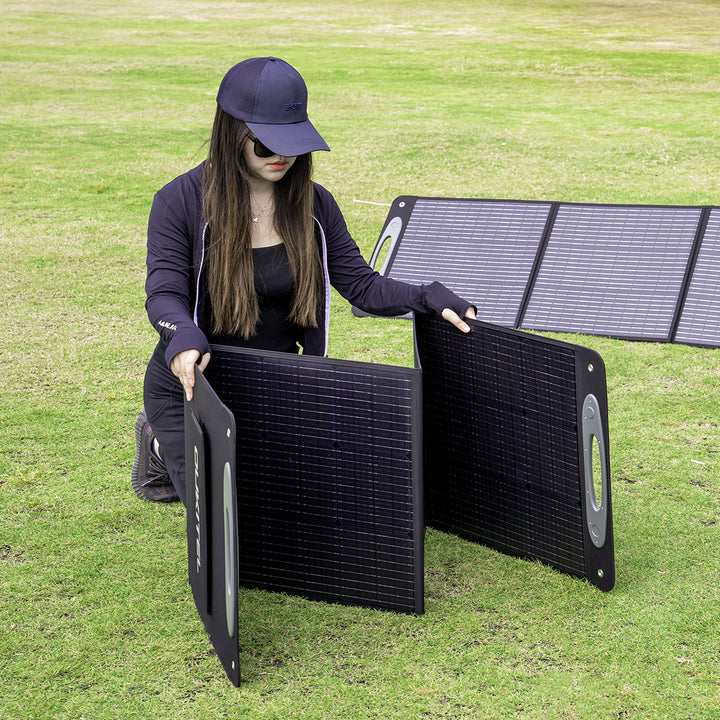 OUKITEL 200W Portable Solar Panel Portable Power Station | OUKITEL