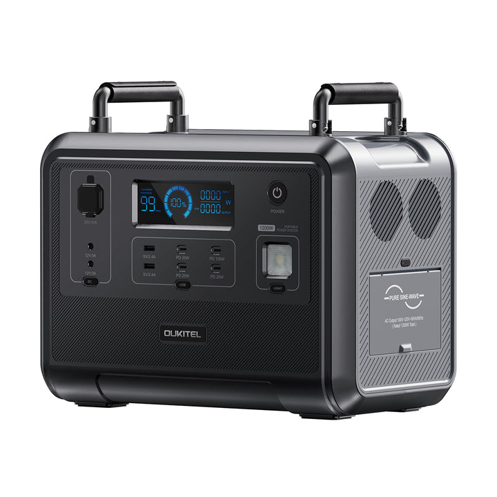 OUKITEL Abearl P1201ポータブル電源 1,200W UPS 発電機・ポータブル電源