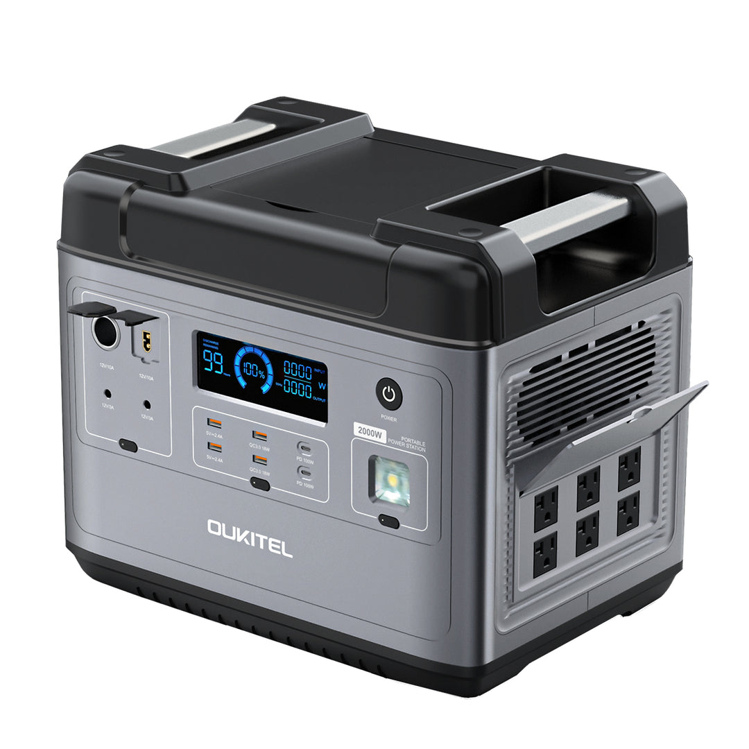OUKITEL P2001 Plus Portable Power Station 2400W/2048Wh| OUKITEL Power